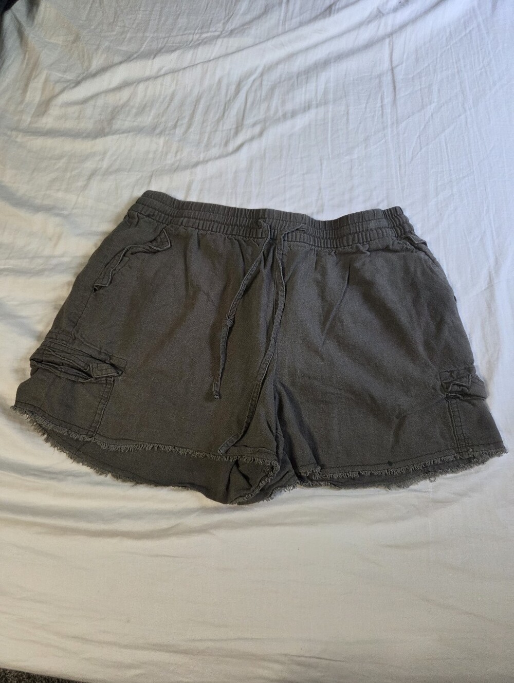 Green Drawstring Shorts